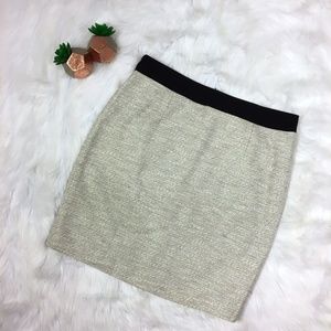 Banana Republic Woven Tweed Pencil Skirt